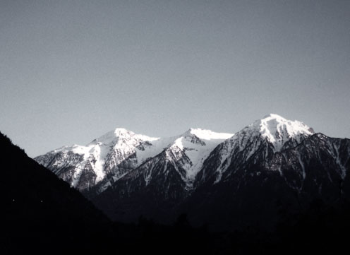 スイスの山